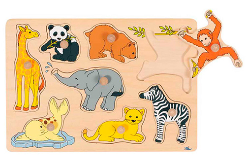 puzzle encastrement animaux sauvages