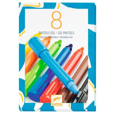 8 crayons gel classique