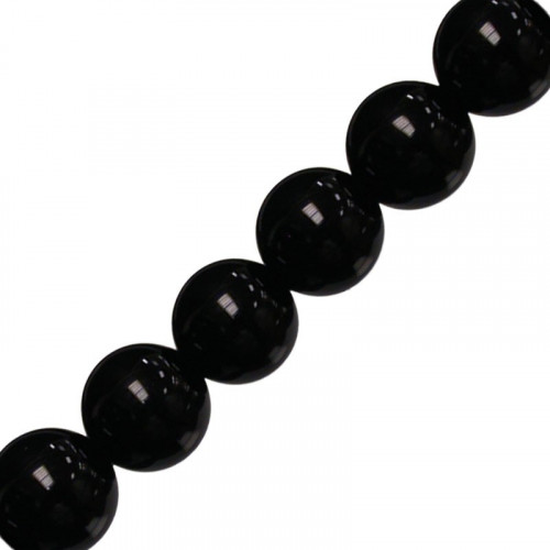 collier onyx noir