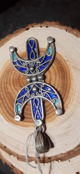 pendentif berbere bleu