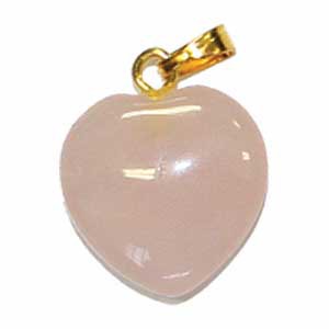 coeur quartz rose