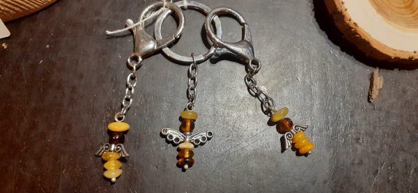 portes clés ambre