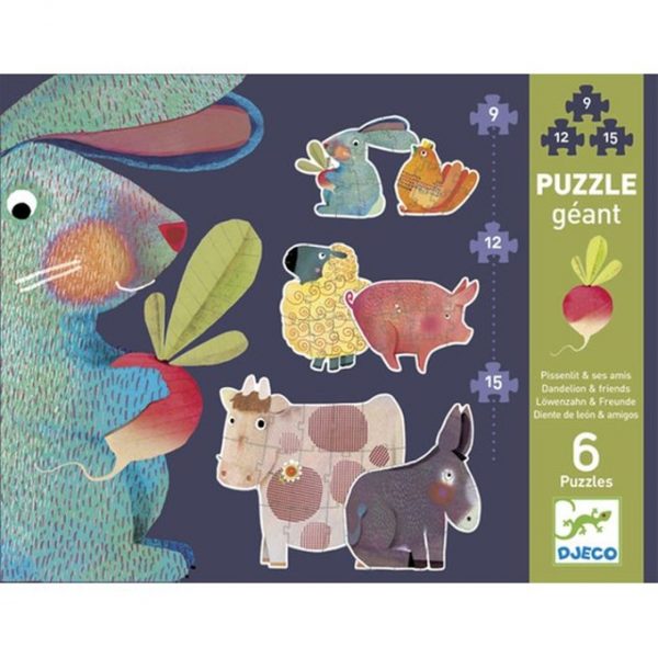 puzzles géants Pissenlits et ses amis