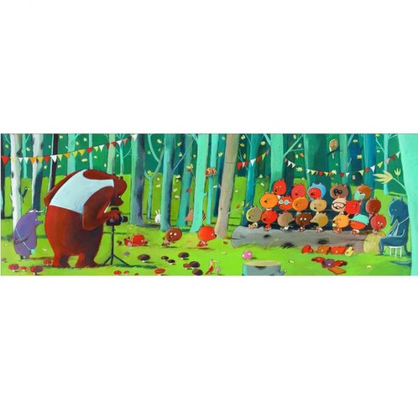 puzzle panoramique Forest Friends 100 pièces