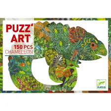 puzzle art caméléon 150 pièces