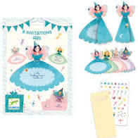 cartes invitation anniversaire princesse