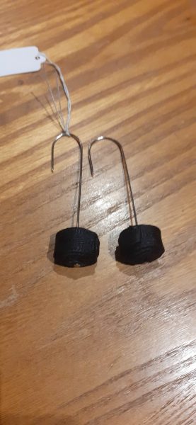 boucles d’oreilles (noir)