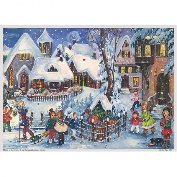calendrier il neige A4