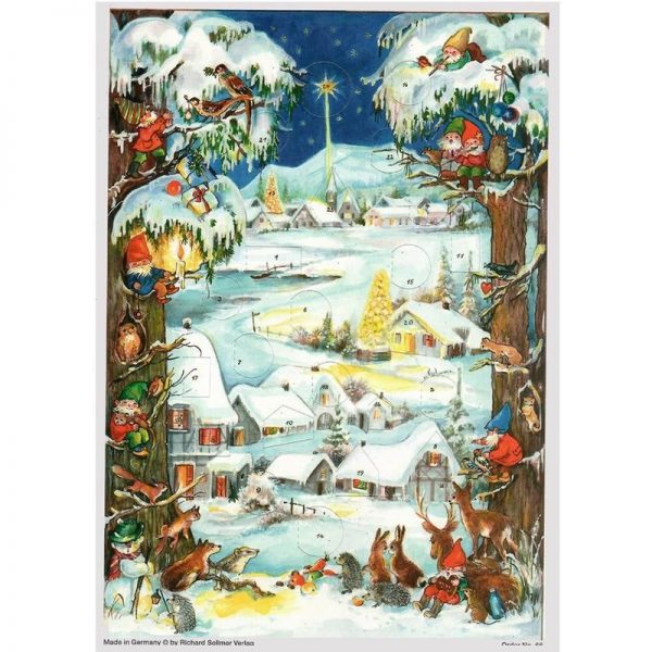 calendrier village d’hiver A4