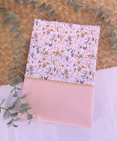 protège carnet de santé liberty rose