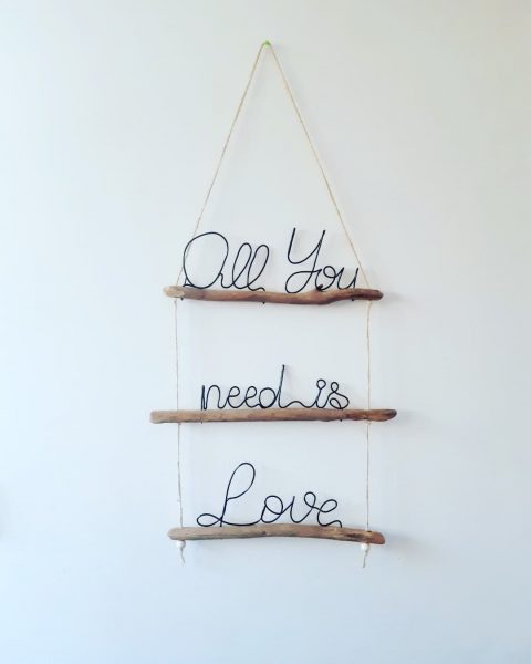 suspension en bois flotté All you need