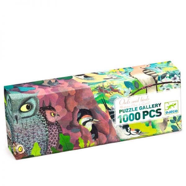 puzzle panoramique owls 1000 pièces